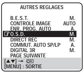 JVC HR-S8600EU - PERMETTRE/EMPECHER L'AFFICHAGE SUR ECRAN - 1