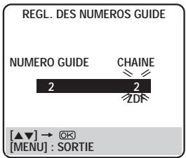 JVC HR-S8600EU - ENTRER LE NUMERO DE LA CHAINE - 1