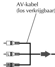 JVC KV-V8 - Aansluiten op een videocamera - 2