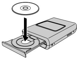 JVC CU-VD40ER - Inserción de un disco - 1