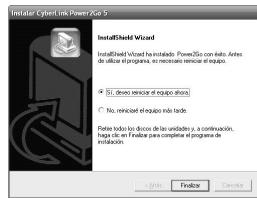 JVC CU-VD40ER - Haga cli en "Finalizar". - 1