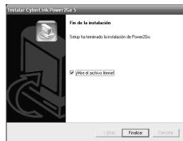 JVC CU-VD40ER - Haga cli en "Finalizar". - 1