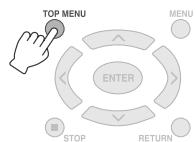 JVC CU-VD40ER - Visualización de la pantalla de manos durante la reproducción - 1