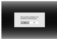 JVC CU-VD40ER - Selezionare "Si". - 2