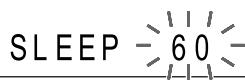 JVC DD-3 - Appuyez sur [SLEEP]. - 1