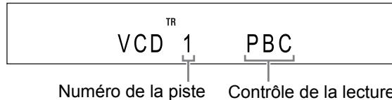 JVC DD-8 - Écran de visualisation des types de fichier/disque sur l'unité principale - 4