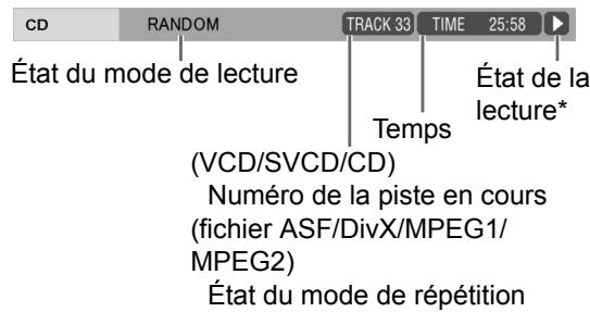 JVC DD-8 - Appuyez sur ou pour sélectionner un élément que vous souhaitez activer puis appuyez sur [ENTER]. - 2