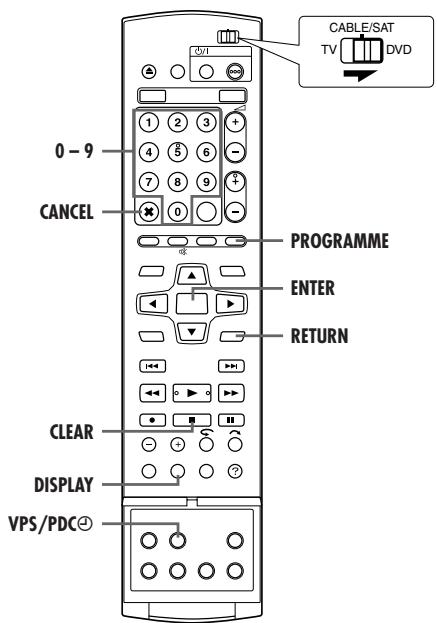 JVC DR-MH20S - Enregistrement programme avec le système showview - 1