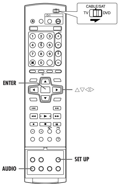 JVC DR-MH20S - Réglage de mode - 1
