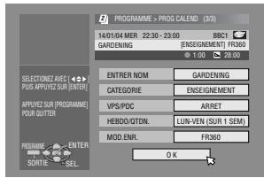 JVC DR-MH20S - Enregistrement programme manuel - 3