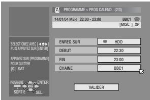 JVC DR-MH20S - Enregistrement programme manuel - 2