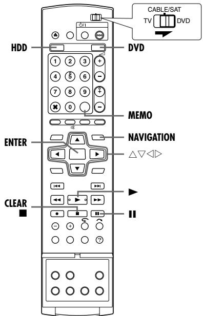 JVC DR-MH20S - Recherche du début d'un titre - 1