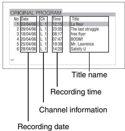JVC FS-XA1 - ■ Original program - 1