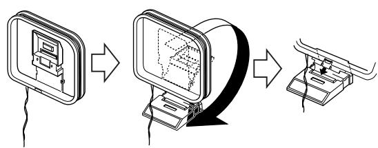 JVC FS-XA1 - Connecting AM loop antenna (supplied) - 1