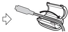 JVC GR-D822EX - Fixez le filtre à noyau de ferrite - 2