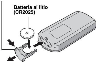 JVC GR-D822EX - Reinserimento della batteria - 1