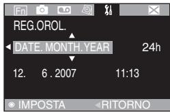 JVC GR-D822EX - Impostazione Della Data E Dell'Ora - 2