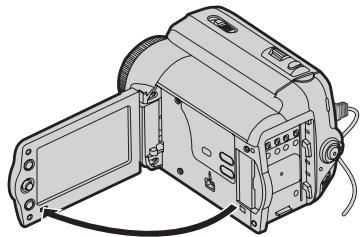 JVC GR-D822EX - Aprire il monitor LCD. - 1