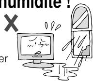 JVC HD-56ZR7U - Maintenez le téléviseur à l'abri de la pluie et de l'humidité ! - 1