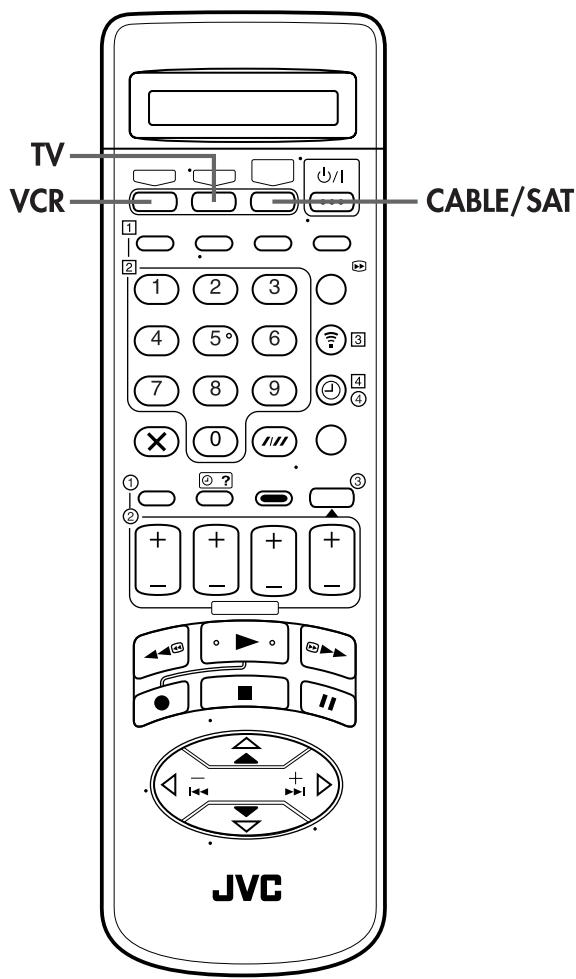 JVC HR-J870MS - Afficheur LCD de la télécommande - 1