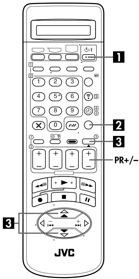 JVC HR-J870MS - Réglage du tuner - 1