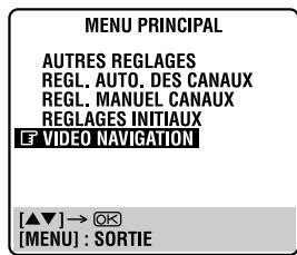 JVC HR-J870MS - Accéder à l'écran "VIDEO navigation - 1