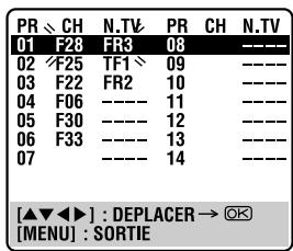 JVC HR-J870MS - Sélectionner un nouveau n° de chaîne. - 3