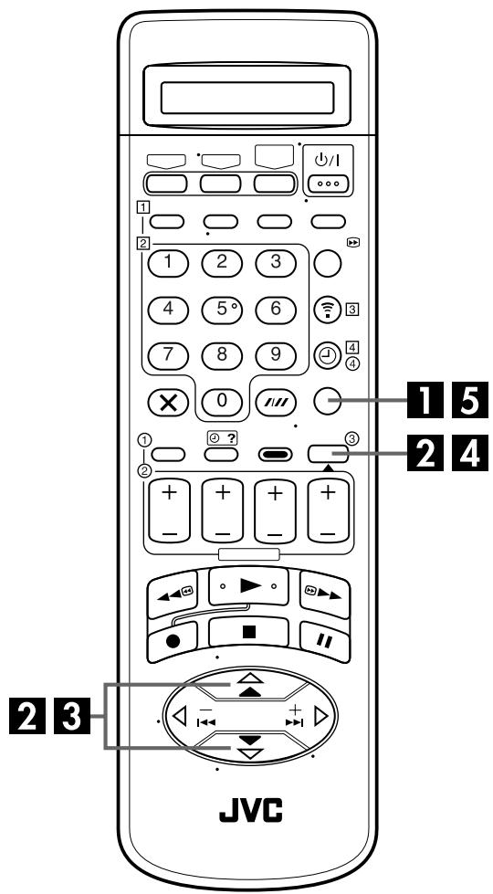 JVC HR-J870MS - Réglage de mode - 1