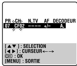 JVC HR-J870MS - Sélectionner la gamme. - 1