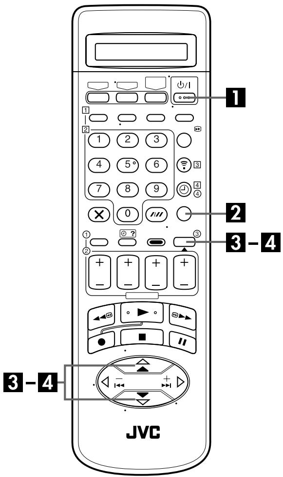 JVC HR-J870MS - Réglage de l'horloge - 1