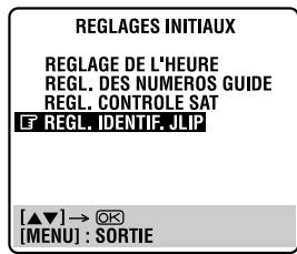 JVC HR-J870MS - Acceder à l'écran "REGL. identif. JLIP - 1