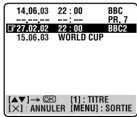 JVC HR-S7965EF - Sélectionner le programme. - 1
