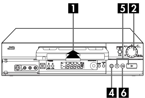 JVC HR-S7965EF - Enregistrement simple - 1