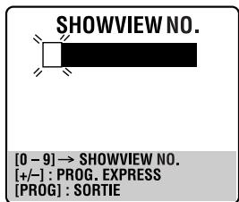 JVC HR-S7965EF - Accéder à l'écran showview. - 1