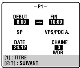 JVC HR-S7965EF - Vérifier, annuler et changer des programmes - 5