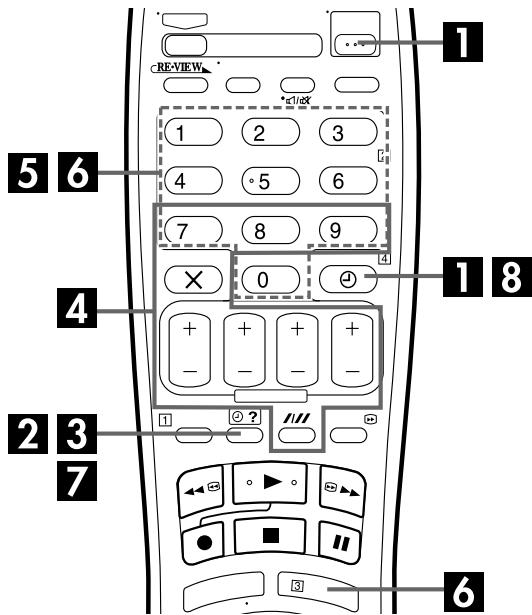 JVC HR-S7965EF - Engager le mode de minuterie du magnétoscope. - 1