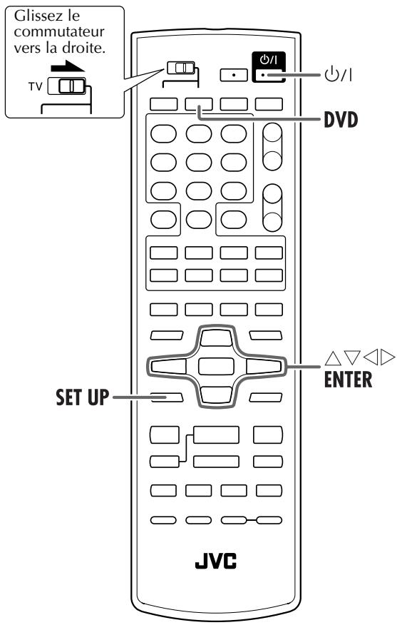 JVC HR-XV48EF - Pour accéder de nouveau à l'écran de menu des réglages initiaux - 1