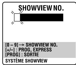 JVC HR-XV48EF - Acceder à l'écran showview. - 1