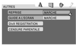 JVC HR-XV48EF - Accéder à l'écran du menu de configuration DVD. - 1