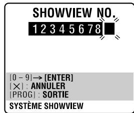 JVC HR-XV48EF - Entre le numéro showview. - 1
