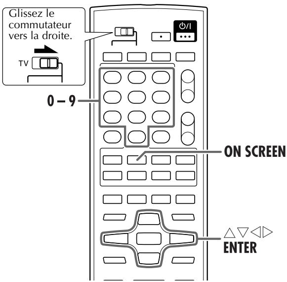 JVC HR-XV48EF - Utilisation de la barre sur écran - 2
