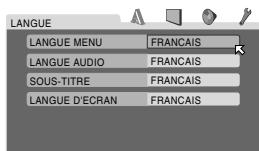 JVC HR-XV48EF - Accéder à l'écran du menu de configuration DVD. - 1