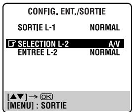 JVC HR-XVS30EF - Sélectionner le mode d'entrée pour le connecteur L-2 ENTREE/DECODEUR. - 1