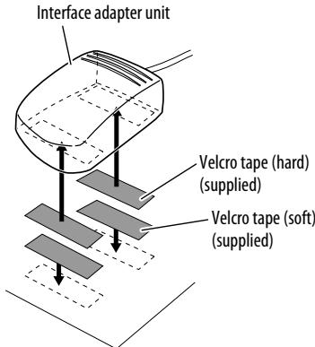JVC KS-BTA200 - Mounting the adapter unit - 1