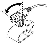 JVC KS-BTA200 - Bringen Sie das Mikrofon am Mikrofonclip an. - 2