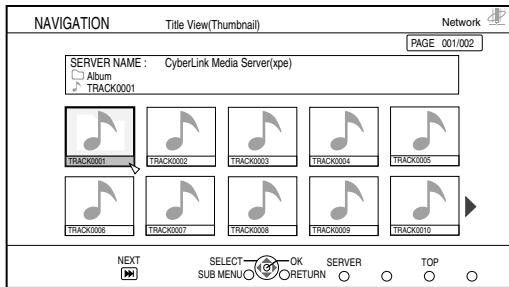 JVC NX-BD3 - Betätigen Sie [ /  /  / ] , um die wiederzugebende Musikdatei auszuwahlen. - 1