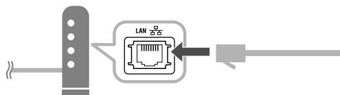 JVC NX-BD3 - Anschlieben des Hauptgeräts am Router - 2
