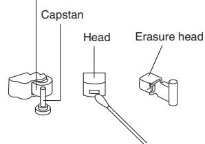 JVC RC-EX16B - CLEANING THE TAPE HEADS - 1