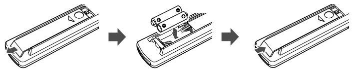 JVC RC-EX16B - Replace the battery compartment cover. - 1