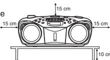 JVC RC-EX16B - Caution: Proper Ventilation - 1